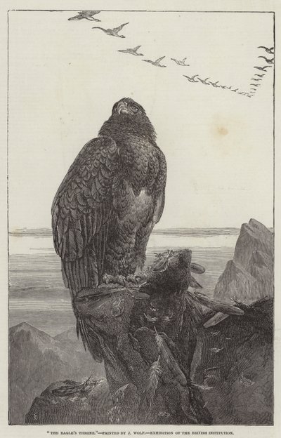 El Trono del Águila, Exposición de la Institución Británica de Samuel Read